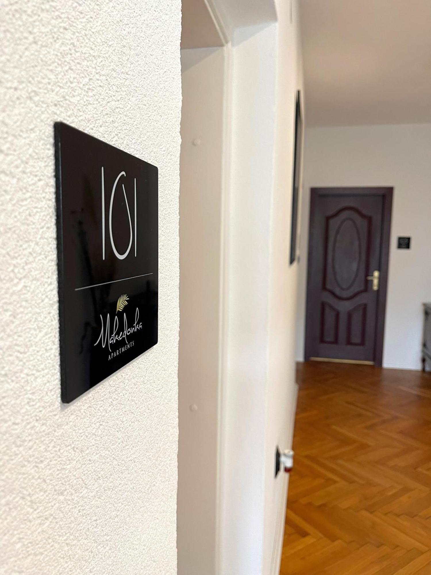 Makedonka Apartments Ohrid Bagian luar foto